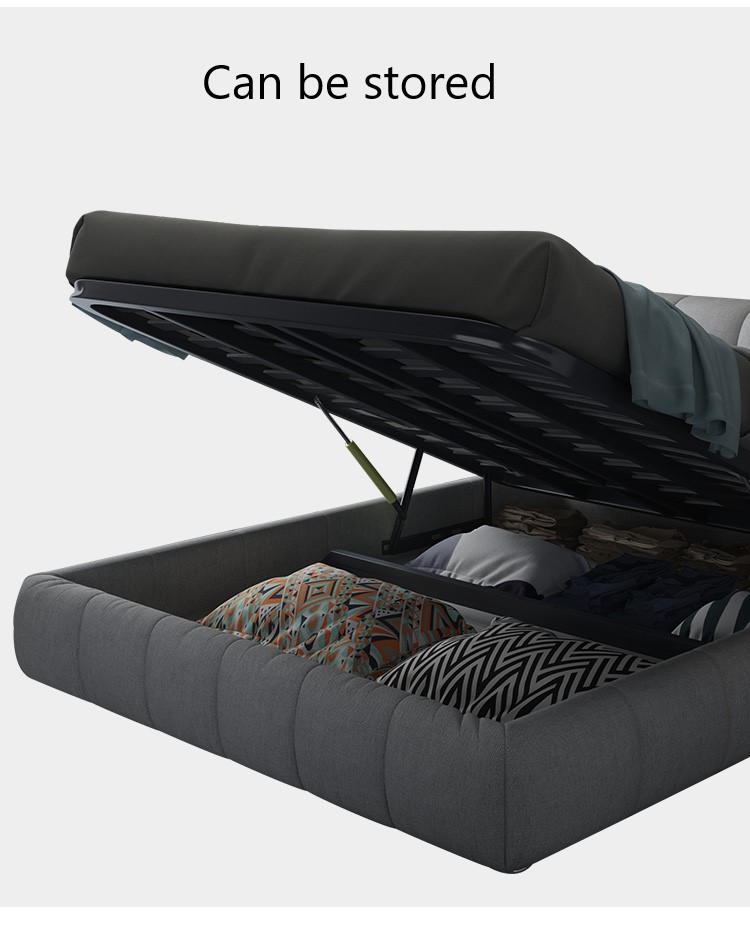 Title: Quilted Feather Bed: A Masterful Craft