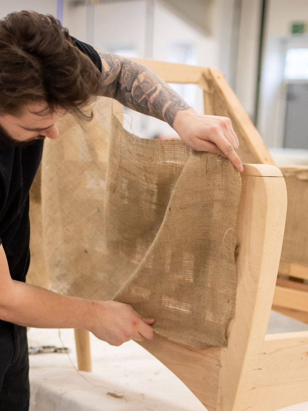 Title: Crafting Down Comfort: The Art of Making Down Comforters On-Site