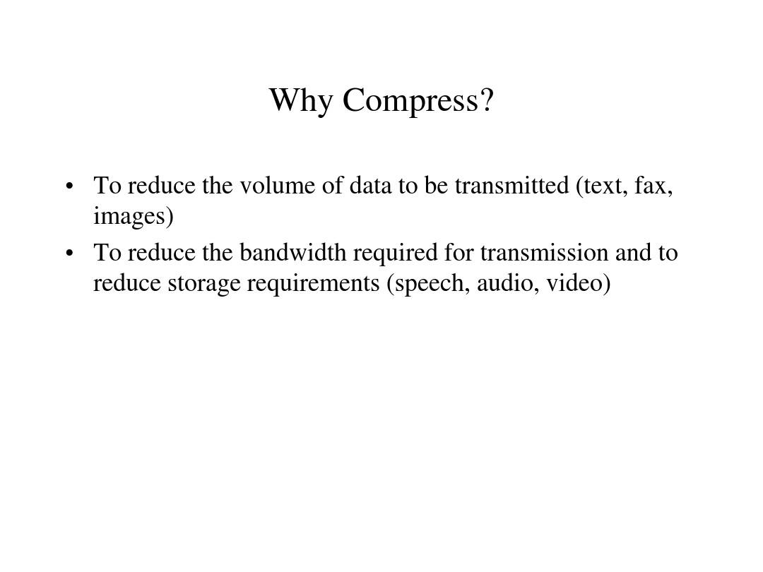 The Compression of Down Comforters