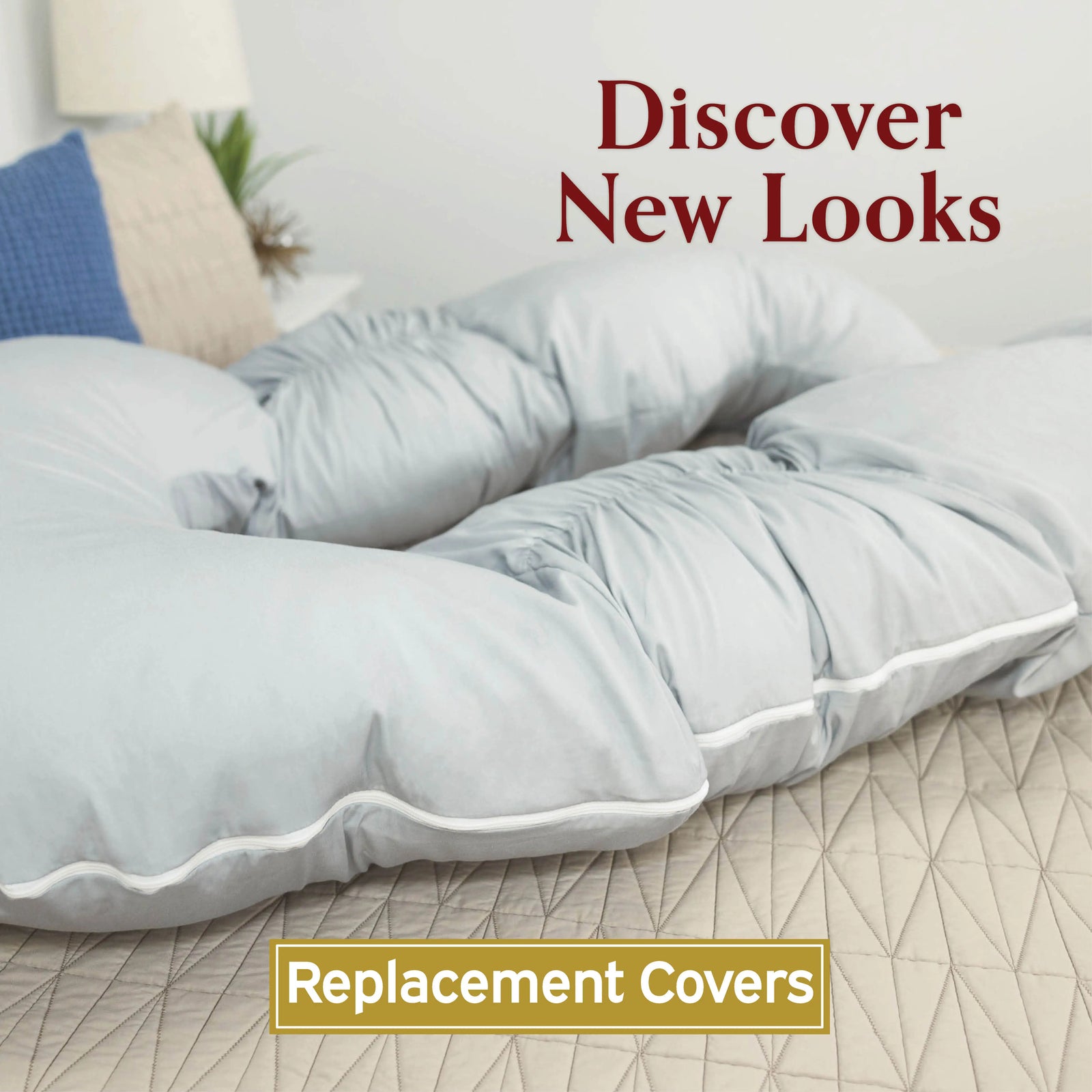 Title: Transforming a Down Comforter into a Beautiful and Cozy Pillow Case