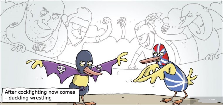 Title: The Duck Feather Episode: A Crowd-Pulling Spectacle