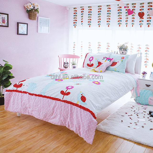 Title: The Duck Feather Bed with Rainbow Colors