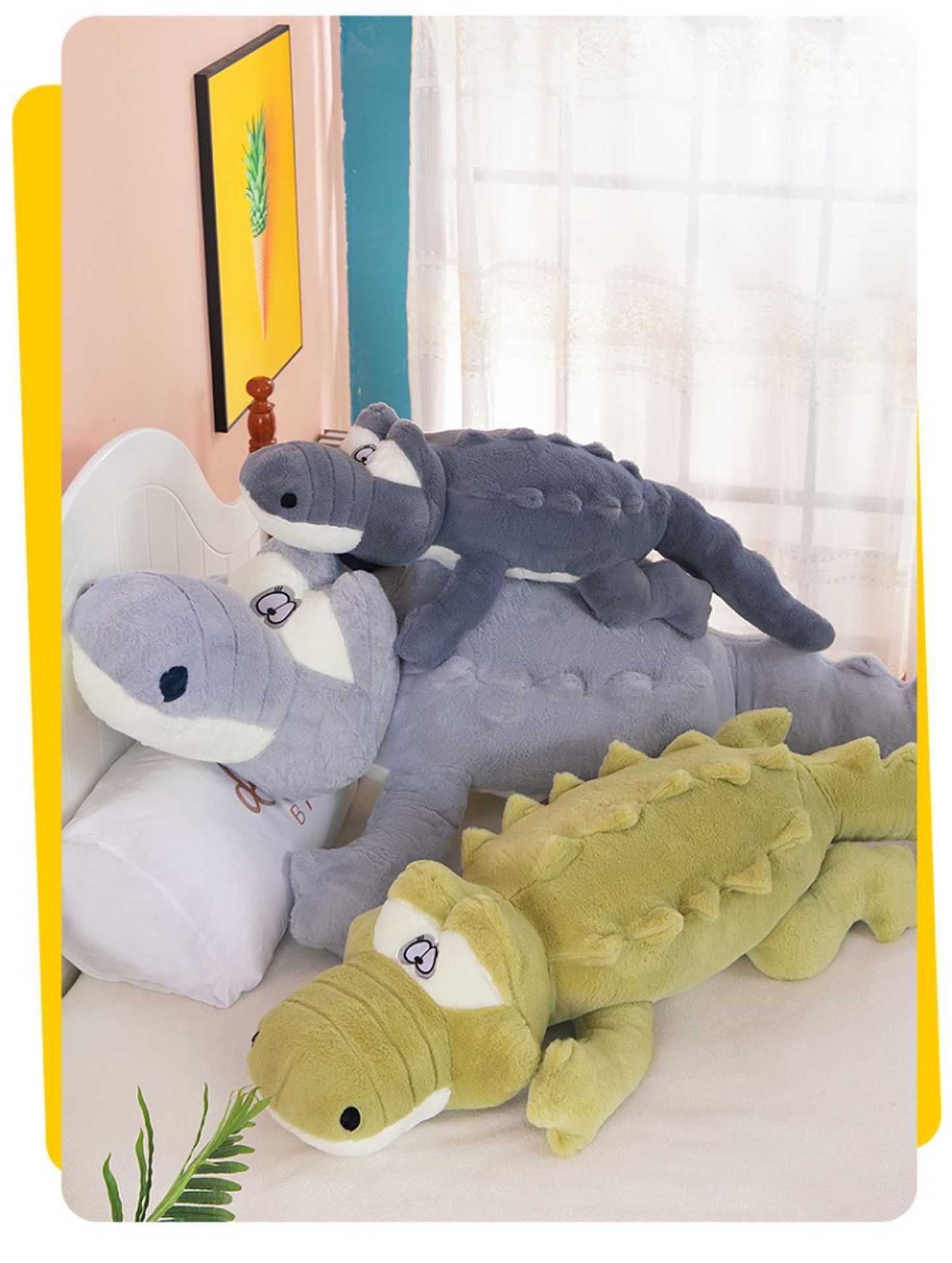 Title: The Crocodile Familys Duck Feather Blanket